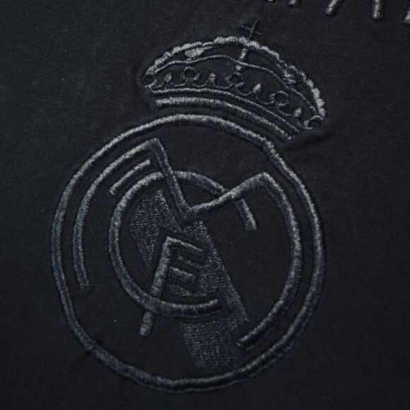 Real Madrid Mens Tonal T-shirt Navy Black Sz Large - Picture 10 of 12